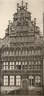 Quai Prints: House, Quai aux Herbes, Gand (Ghent), Belgium