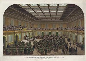 Representatives Gallery: The House of Representatives, U.S. Capitol, Washington, D.C