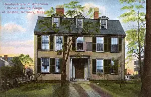 Symmetrical Prints: House in Roxbury, Boston, Massachusetts, USA