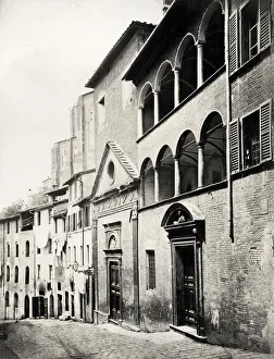 Siena Prints: House of St Catherine, Siena Italy