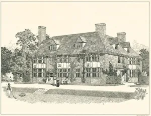 Reproduced Prints: House In Surrey, General View