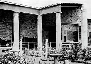 Vettii Prints: House of the Vettii, Pompeii, Italy, Victorian period