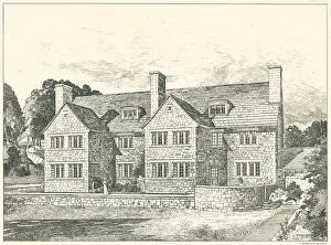 Reproduced Prints: House In Yorkshire, Garden Front