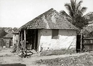 Jamaica Collection: A house on Young St, Spanish Town, Jamaica, West Indes