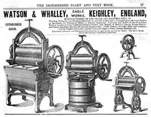 Lever Prints: HOUSEHOLD / LAUNDRY / MANGLE