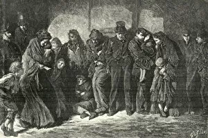 Paupers Collection: Houseless and Hungry by Luke Fildes