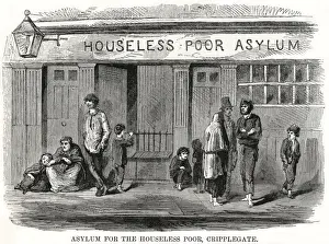 Bare Foot Prints: Houseless Poor Asylum, Cripplegate, London