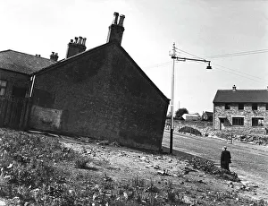 Houses affected by subsidence