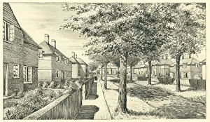 Austen Prints: Houses At Austen Wood Common