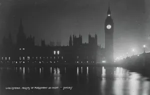 Showcases Prints: Houses of Parliament at Night