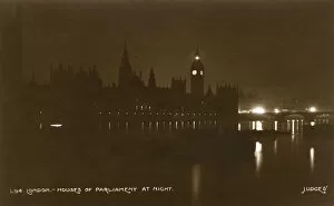The Houses of Parliament at Night - London, England