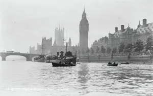 Hazy Prints: Houses of Parliament from the River