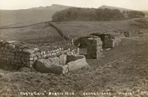 North Umberland Prints: Housesteads Fort on Hadrians Wall, Northumberland