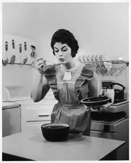 Creations Prints: Housewife Cook Tasting