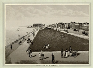 Images Dated 9th January 2017: Hove Esplanade & Lawns, Brighton, Sussex
