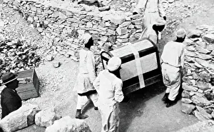 Howard Carter - artifacts removed from tomb of Tutankhamen