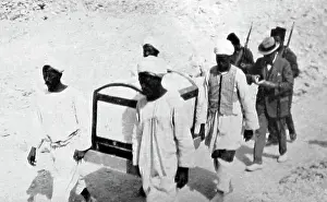 Howard Carter - artifacts removed from tomb of Tutankhamen