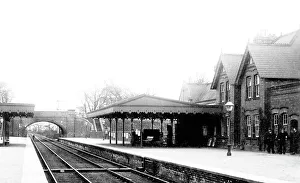 Howden Prints: Howden Railway Station early 1900s