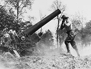 WWI Soldier Prints: Howitzer 1918
