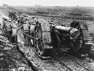 Howitzer in the mud