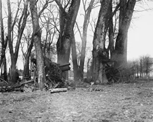 Howitzers in action 1917