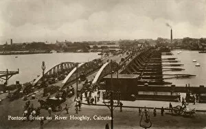 Oxen Gallery: Howrah Bridge, River Hooghly, Calcutta, India