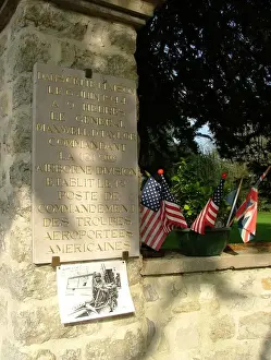 HQ General Maxwell Taylor Hiesville Normandy