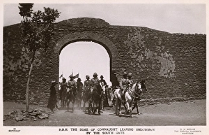 HRH The Duke of Connaught leaving Omdurman, Sudan
