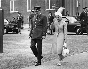 Mawgan Prints: HRH Princess Margaret - visiting RAF St Mawgan