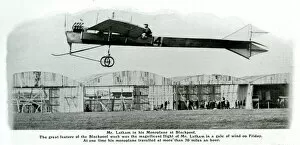 Aircrafts Gallery: Hubert Lathams Antoinette in Blackpool 1909