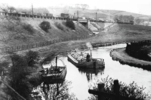 Bargee Prints: Huddersfield The Canal early 1900s