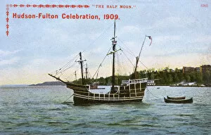 Images Dated 4th October 2016: Hudson-Fulton Celebration ship, The Half Moon, USA