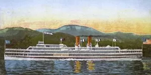 Images Dated 4th October 2016: Hudson River Day Line steamer, Hendrick Hudson, USA