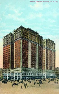 Skyscrapers Prints: Hudson Terminal Buildings, New York, USA