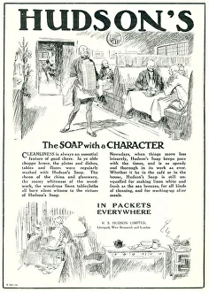 Hudson's Soap Advertisement