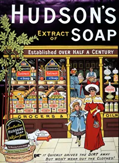 Images Dated 2nd November 2010: Hudsons soap advert