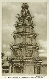 Images Dated 15th September 2011: Hue - Vietnam - Stupa of the Tomb of Kiet-Ma