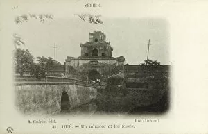 Images Dated 15th September 2011: Hue, Vietnam - Watchtower of the citadel