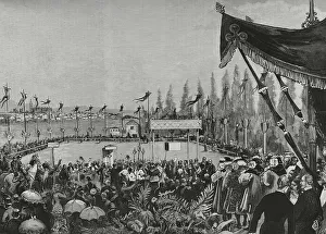 Ways Prints: Huesca-Jaca line. Inauguration of the Canfranc railway