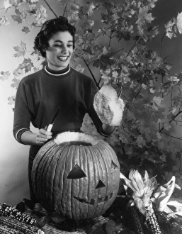 Halloween Gallery: Huge Pumpkin Lantern
