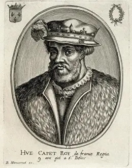 Capet Prints: HUGH CAPET (941-996). First King of the Franks (987-996)