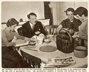 Informal Prints: Hugh Gaitskell with his family