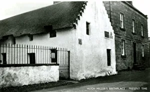 Birthplace Prints: Hugh Miller's birthplace, Cromarty, Scotland