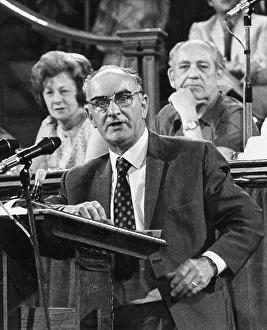 Microphone Prints: Hugh Scanlon, British trade union leader