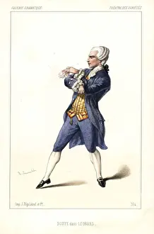 Hugues Prints: Hugues Bouffe in Leonard le Perruquier, 1846