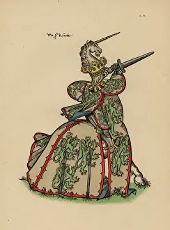 Hugues Prints: Hugues de Lannoy, Hugo van Lannoy, Lord of Santes, 1384-1456