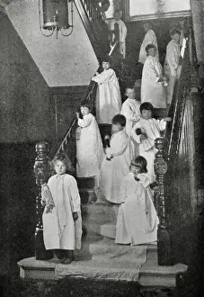 Bedtime Prints: Hull Sailors Orphan Homes - Off to Bed
