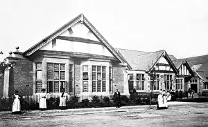 Hulme Prints: Hulme Hall (Girl's restaurant), Port Sunlight Village