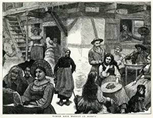 Alsace Prints: Human hair market in Alsace 1871