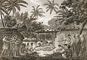 Images Dated 18th June 2018: HUMAN SACRIIFICE, TAHITI